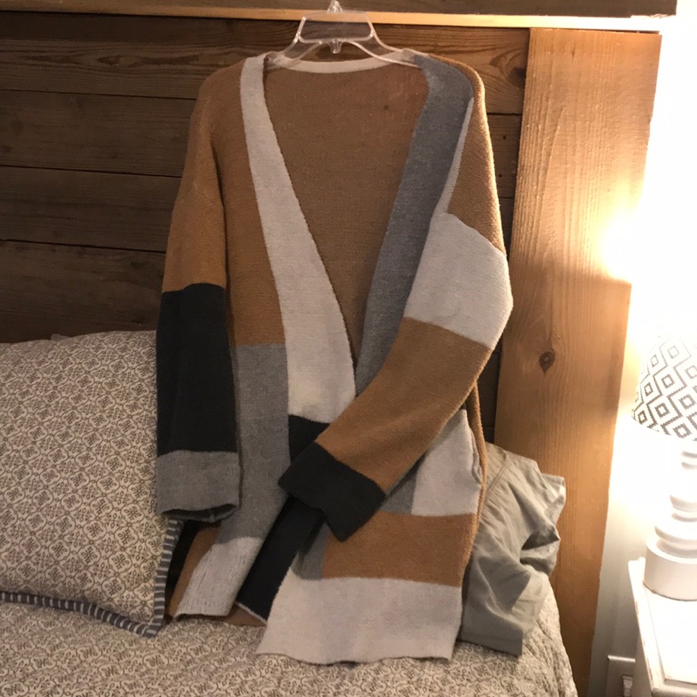 Chunky cardigan with pockets